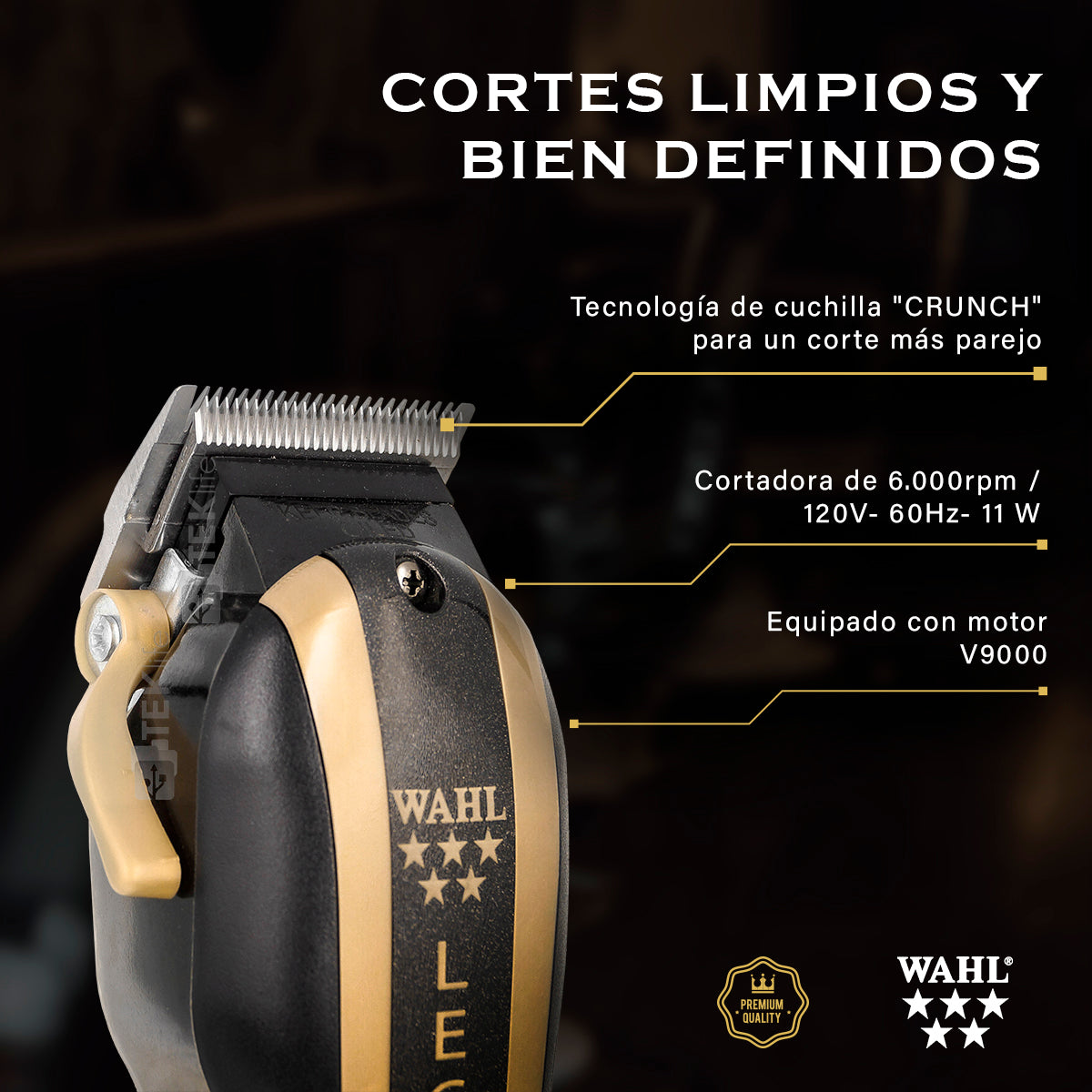 Combo Barber Clipper y Trimmer Wahl Y Clipper Yesi