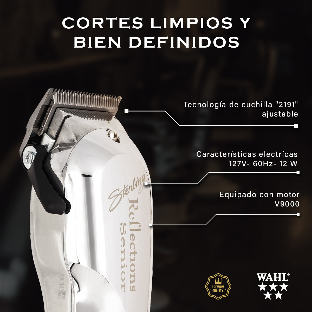 Clipper Profesional Wahl Sterling Reflections Senior