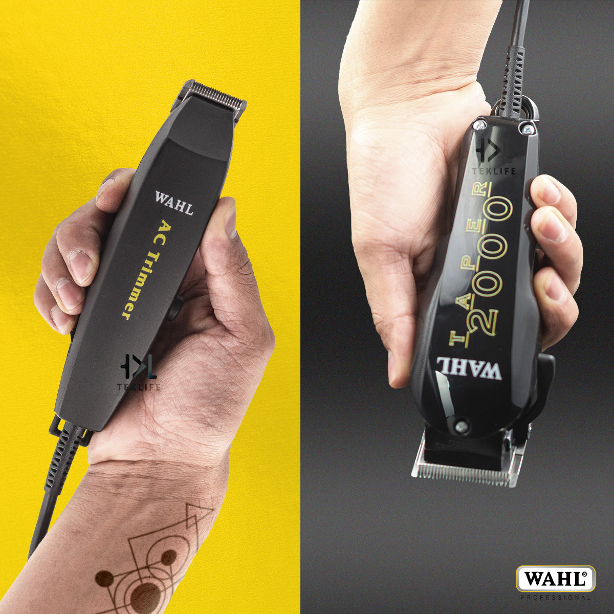 Combo Essentials Clipper y Trimmer Wahl Profesional
