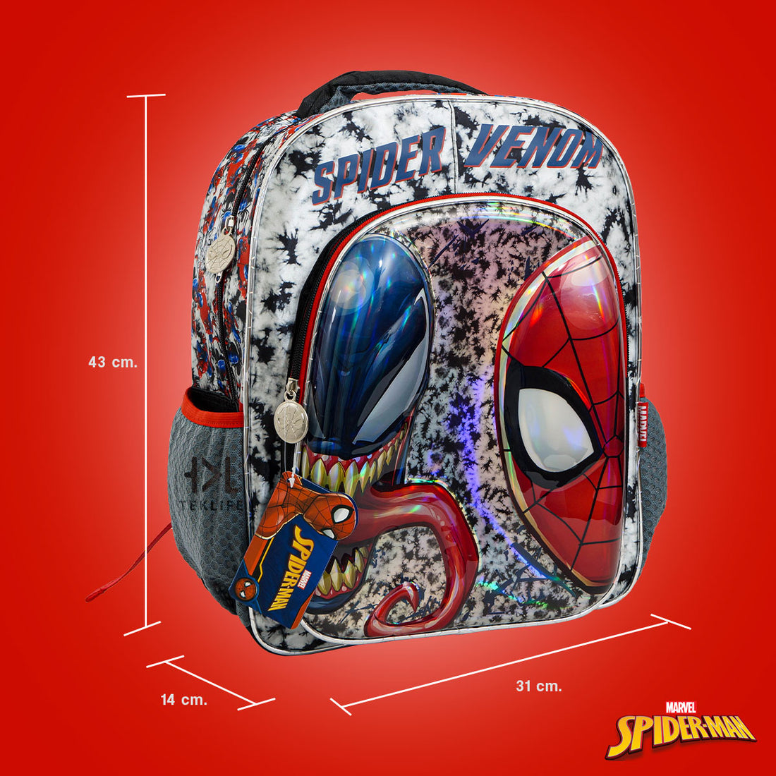 Mochila Ruz Spiderman Diseño 3D