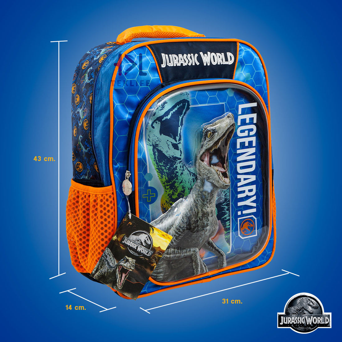 Mochila Ruz Jurassic World Diseño 3D