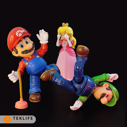 Figura Articulada Luigi Super Mario Bros La Película Original
