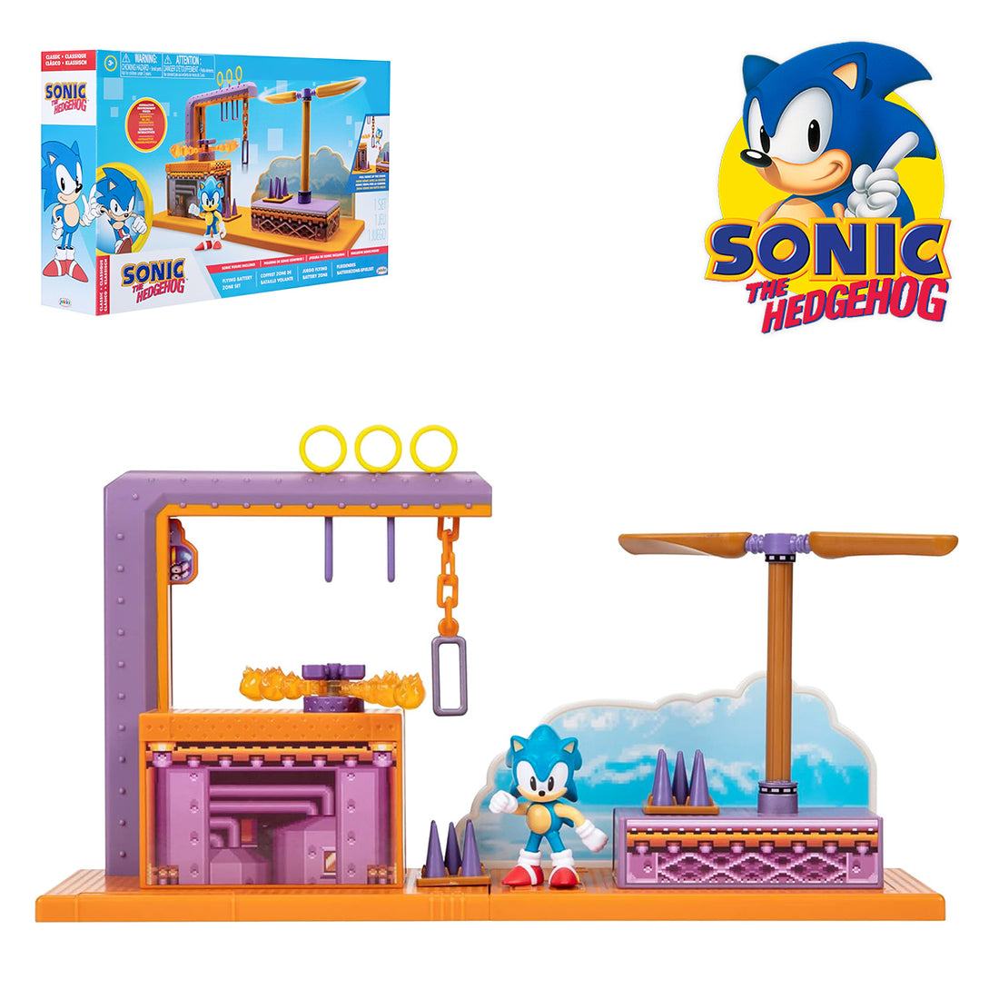 Juguete de Sonic The Hedgehog Figuras Flying Battery Zone