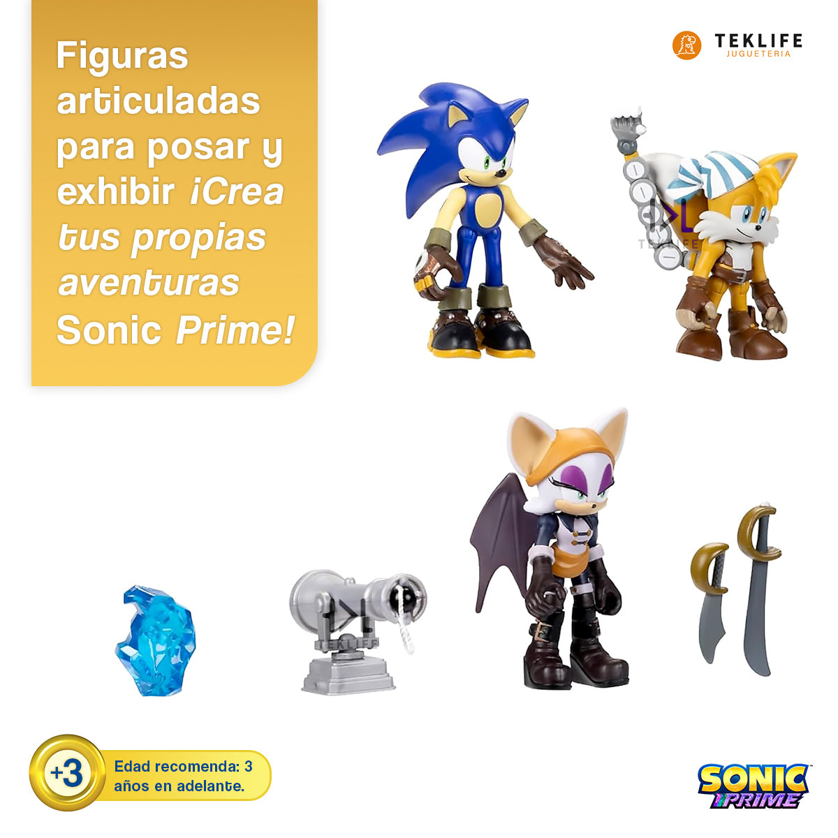 Set de Figuras Sonic Prime Collection