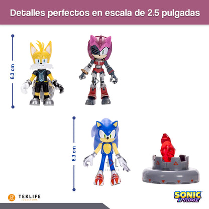 Sonic The Hedgehog Prime Ciudad New Yoke Set 3 Figuras
