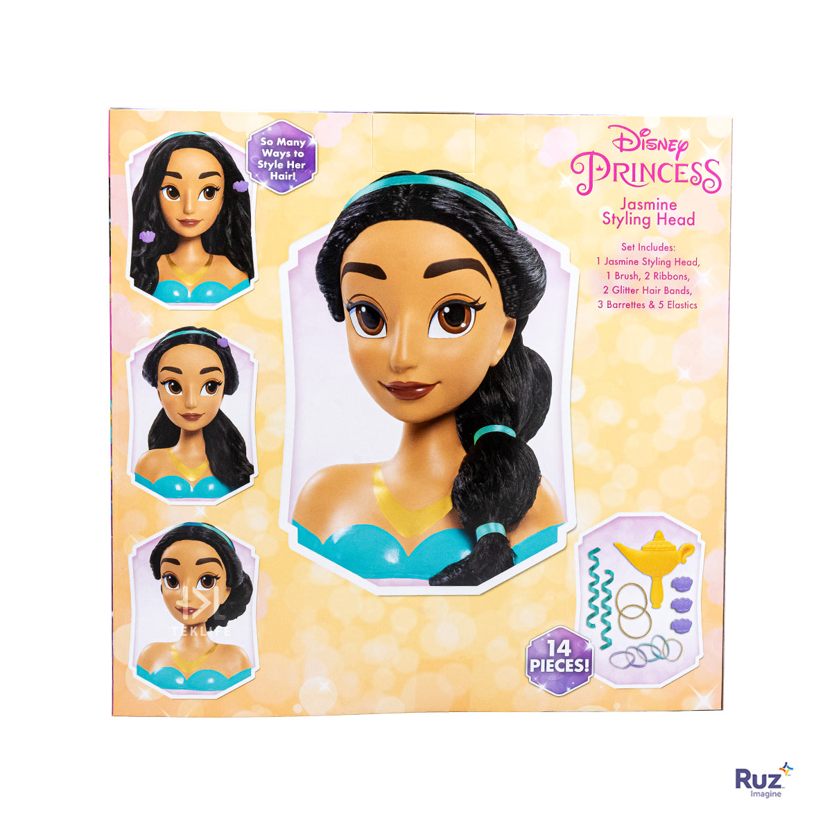 Cabeza de Muñeca Para Peinar Princessa Disney Jasmine Ruz
