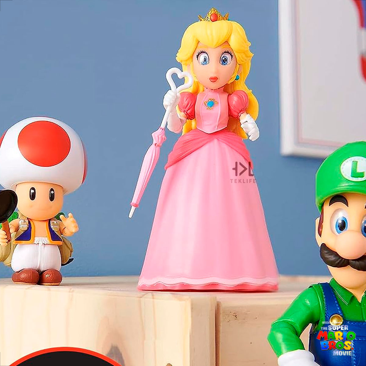 Figura Articulada Peach Super Mario Bros La Película Original