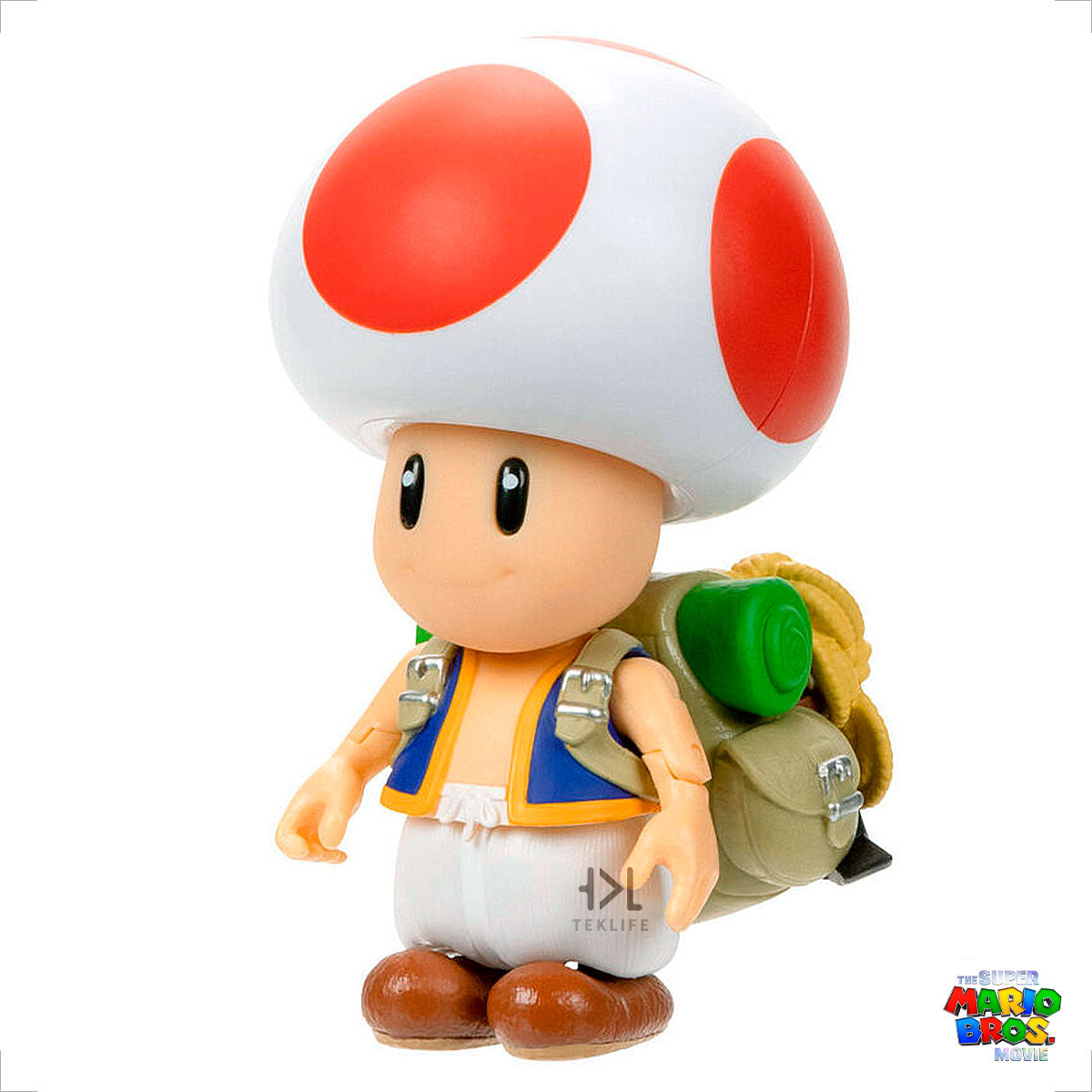 Figura Articulada Toad Super Mario Bros La Película Original