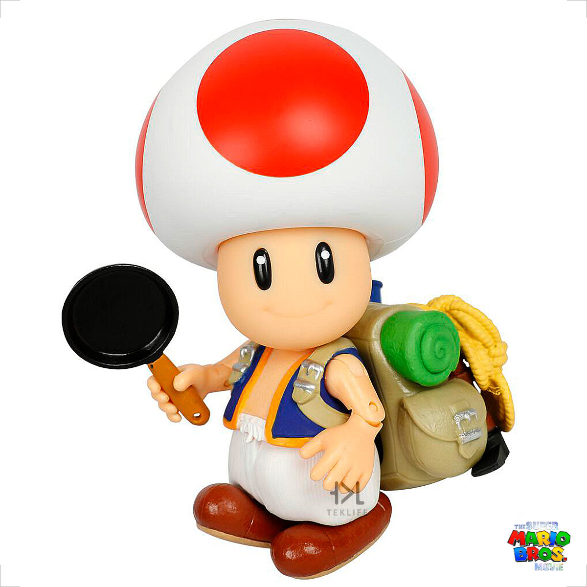 Figura Articulada Toad Super Mario Bros La Película Original