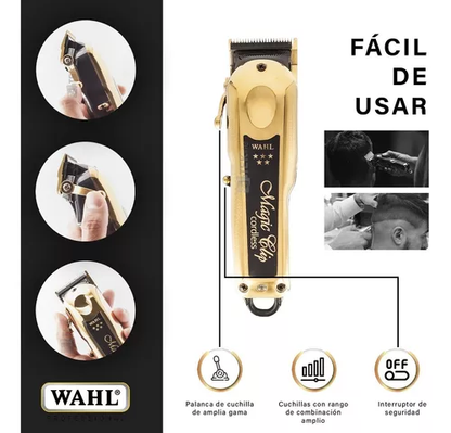 Combo Clipper y Trimmer Gold Wahl Profesional