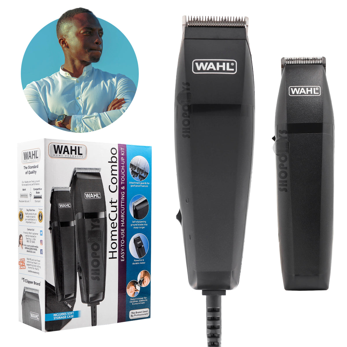 Combo Casero Wahl Homecut  Clipper y Trimmer