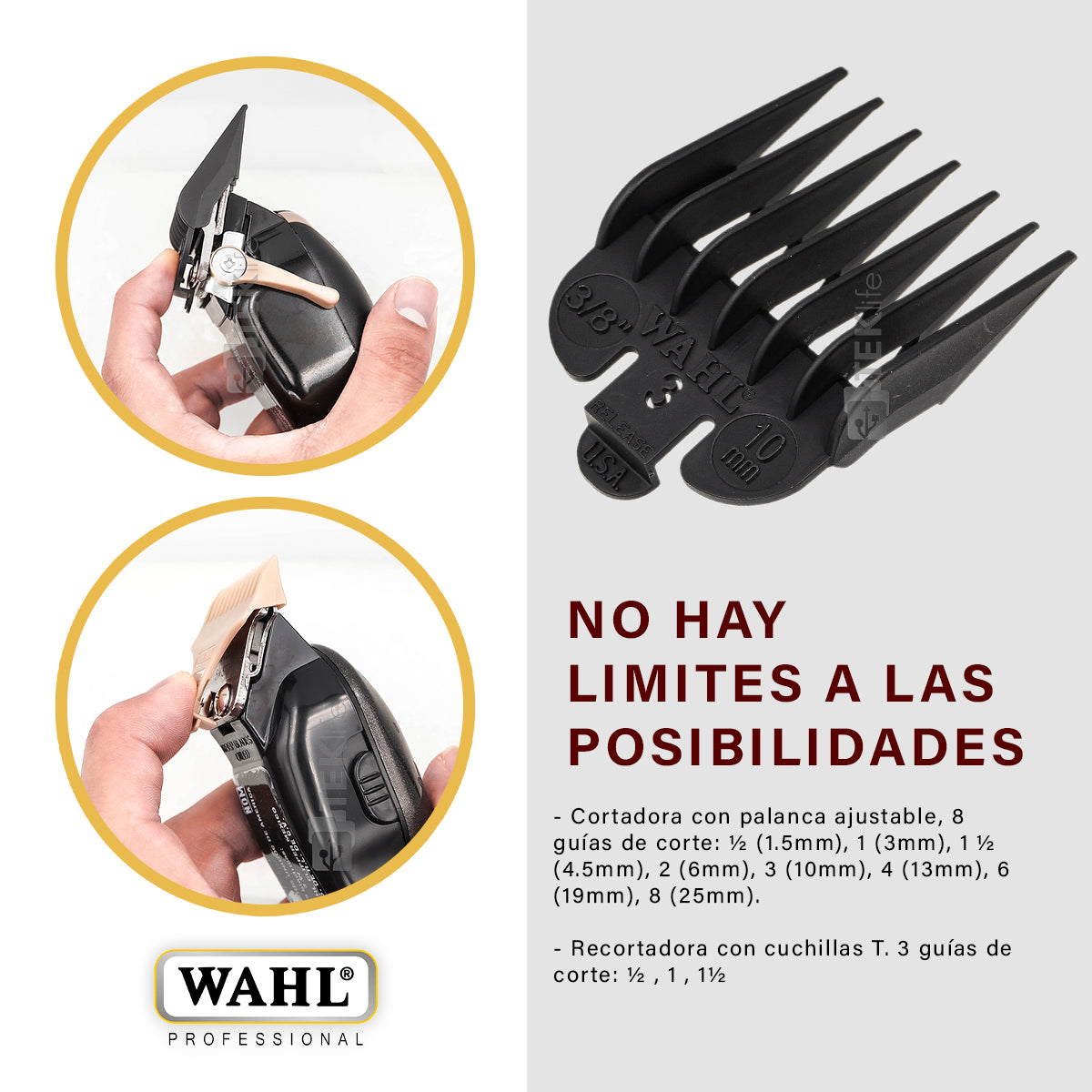 Barber Combo Wahl Mod. 8180 Clipper y Trimmer Profesional