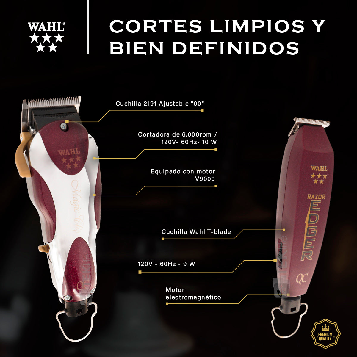 Combo Wahl Unicord Clipper y Trimmer
