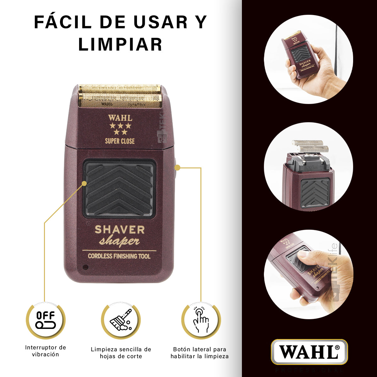 Combo Wahl Unicord Profesional Clipper, Trimmer + Shaver Shaper