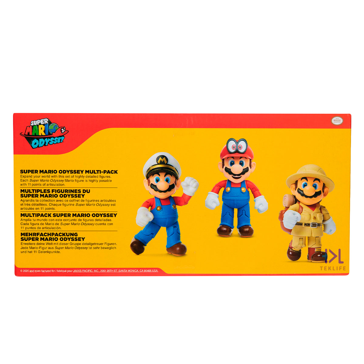 Super Mario Odyssey Set de 3 Figuras